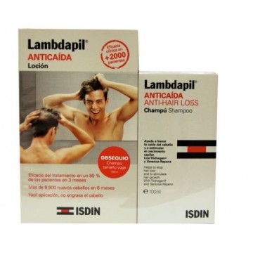 PACK DUPLO LAMBDAPIL ANTICAIDA LOCION+CHAMPU 100