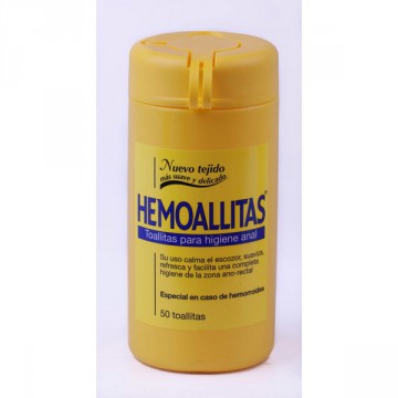 HEMOALLITAS HIGIENE ANAL 50 TOALLITAS