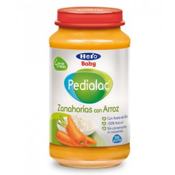 PEDIALAC ZANAHORIAS CON ARROZ HERO BABY 250 G