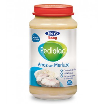PEDIALAC ARROZ CON MERLUZA HERO BABY 250 G