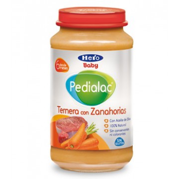 PEDIALAC TERNERA CON ZANAHORIAS HERO BABY 250 G