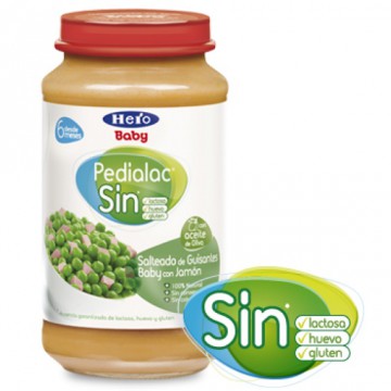 PEDIALAC HERO SIN-SALTEADO GUISANTES BABY Y JAMO