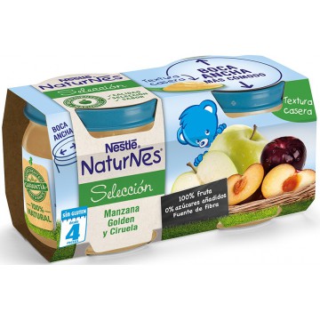 NESTLE NATURNES SELEC. MANZANA GOLDEN-CIRUELA