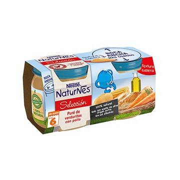 NESTLE NATURNES SELECCION PURE VERDURITAS POLLO