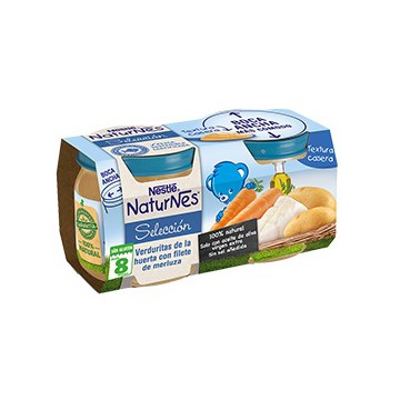 NESTLE NATURNES SELEC VERDURITAS MERLUZA 2X200
