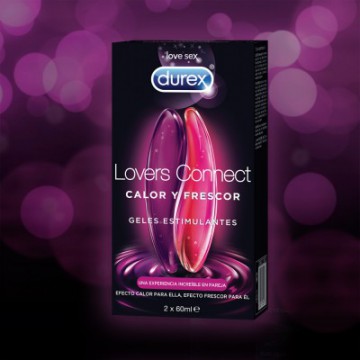 DUREX LOVERS CONNECT GEL ESTIMULANTE 60 ML 2 U