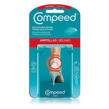 COMPEED APOSITO AMPOLLAS INVISIBLES 5 UNIDADES