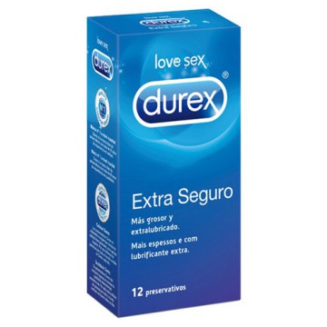 DUREX EXTRA SEGURO EASY ON 12 U