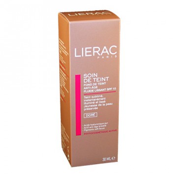 LIERAC MAQUILLAJE FLUIDO ANTIEDAD DORE SPF+15