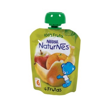 NESTLE NATURNES 4 FRUTAS POUCH 90 gr