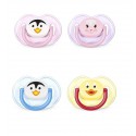 AVENT CHUPETE SILICONA 0- 6 M ANIMALES 2 UND