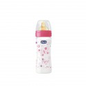 CHICCO BIBERON CAUCHO 2M+ 250ML AZUL