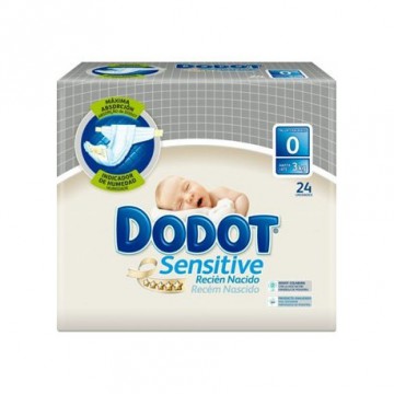 DODOT SENSITIVE RECIEN NACIDO T.0 3 KG 24 UND