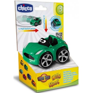 CHICCO TURBO STUNT CAR VERDE +3 MESES