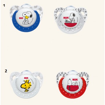 NUK CHUPETE SNOOPY SILICONA T.1 (0-6 MESES) 2UN
