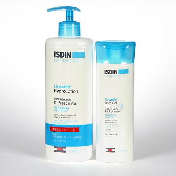 ISDIN PACK UREADIN HYDROLOTION 400ML + GEL 200 M