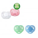 AVENT CHUPETE SILICONA VENTILADO 0-6 M 2 UNID