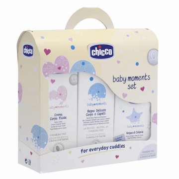 CHICCO SET GEL-CHAMPU, LOCION Y COLONIA
