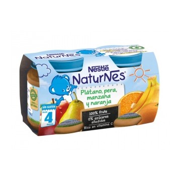 NESTLE PLATANO PERA MANZANA NARANJA 130 G 2 UND