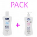 CHICCO PACK 14.95 ESPUMA BAÑO 750ML + CREMA 500M