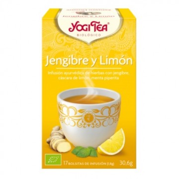 YOGI TEA JENGIBRE Y LIMON 17 BOLSITAS