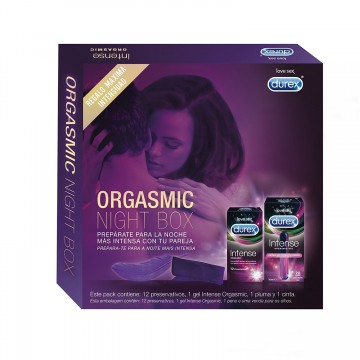 DUREX PACK ORGASMIC NIGHT BOX 12 UND + 10 ML