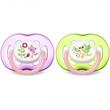 AVENT PHILIPS CHUPE SILICONA ANIMALES +18M 2UND