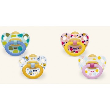 NUKETE CHUPETE HAPPY KIDS LATEX 0-6 MESES 2 UND