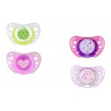 CHICCO CHUPETE SILICONA PHYSIO AIR ROSA 6-12M+2U
