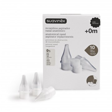 SUAVINEX RECAMBIO ASPIRADOR NASAL 10 UND