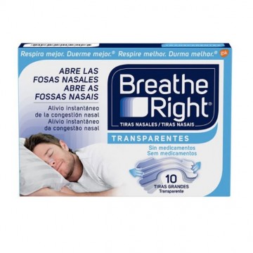 BREATHE RIGHT TIRA NASAL TRANSP. GRANDE 10 UND