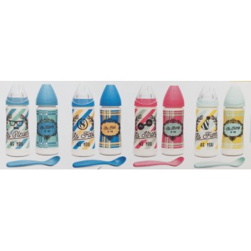 SUAVINEX PACK 2 BIBERONES SILICONA 360ML + CUCHA