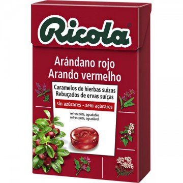 RICOLA CARAMELO ARANDANO ROJO