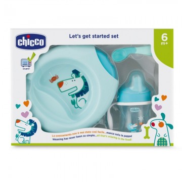 CHICCO SET DE COMIDA NIÑO +6 MESES