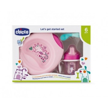 CHICCO SET DE COMIDA NIÑA +6 MESES