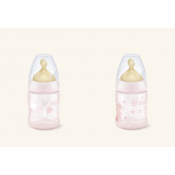 NUK BIBERON FC PP ROSE LATEX 150 CC ROSE T-1