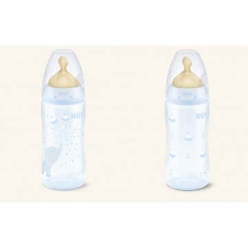 NUK BIBERON PC T LATEX 300 ML BLUE T-1