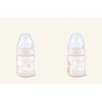 NUK FC BIBERON ROSE&BLUE SILICONA T.M 150 ML ROS