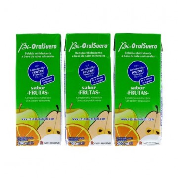 BIORALSUERO SABOR FRUTAS 3 X 200 ML
