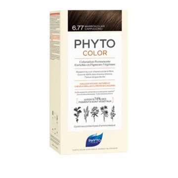 PHYTO COLOR Nº 6.77 MARRON CLARO CAPUCHINO
