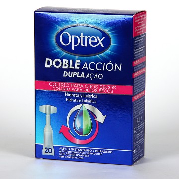 OPTREX DOBLE ACCION OJOS SECOS 20 MONODOSIS