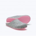SUECOS ZAPATILLA BIO SANSA GRIS-ROSA Nº 38