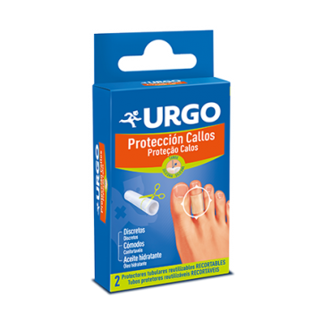 URGO PROTECCION CALLOS TUBULAR RECORTABLES 2UND
