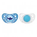 CHICCO CHUPETE CAUCHO PHYSIO AIR AZUL 12M+ 2 U