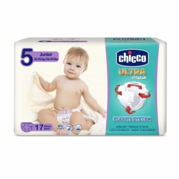 CHICCO PAÑALES DRY JUNIOR 12-25 KG 17 U