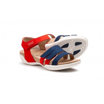 SUECOS VERANO HELMI MARINO ROJO Nº 38
