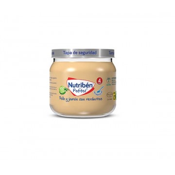 NUTRIBEN POTITO INICIO POLLO Y JAMON CON VERD 12