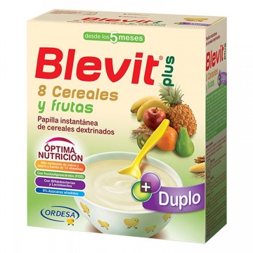 BLEVIT PLUS DUPLO 8 CEREALES Y FRUTAS 350 GR