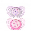 CHICCO CHUPETE SILICONA PHYSIO AIR ROSA 0-6M+ 2U
