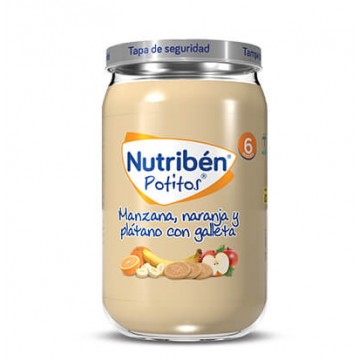 NUTRIBEN POTITO MANZANA,NARNJ,PLATN Y GALLTA 235